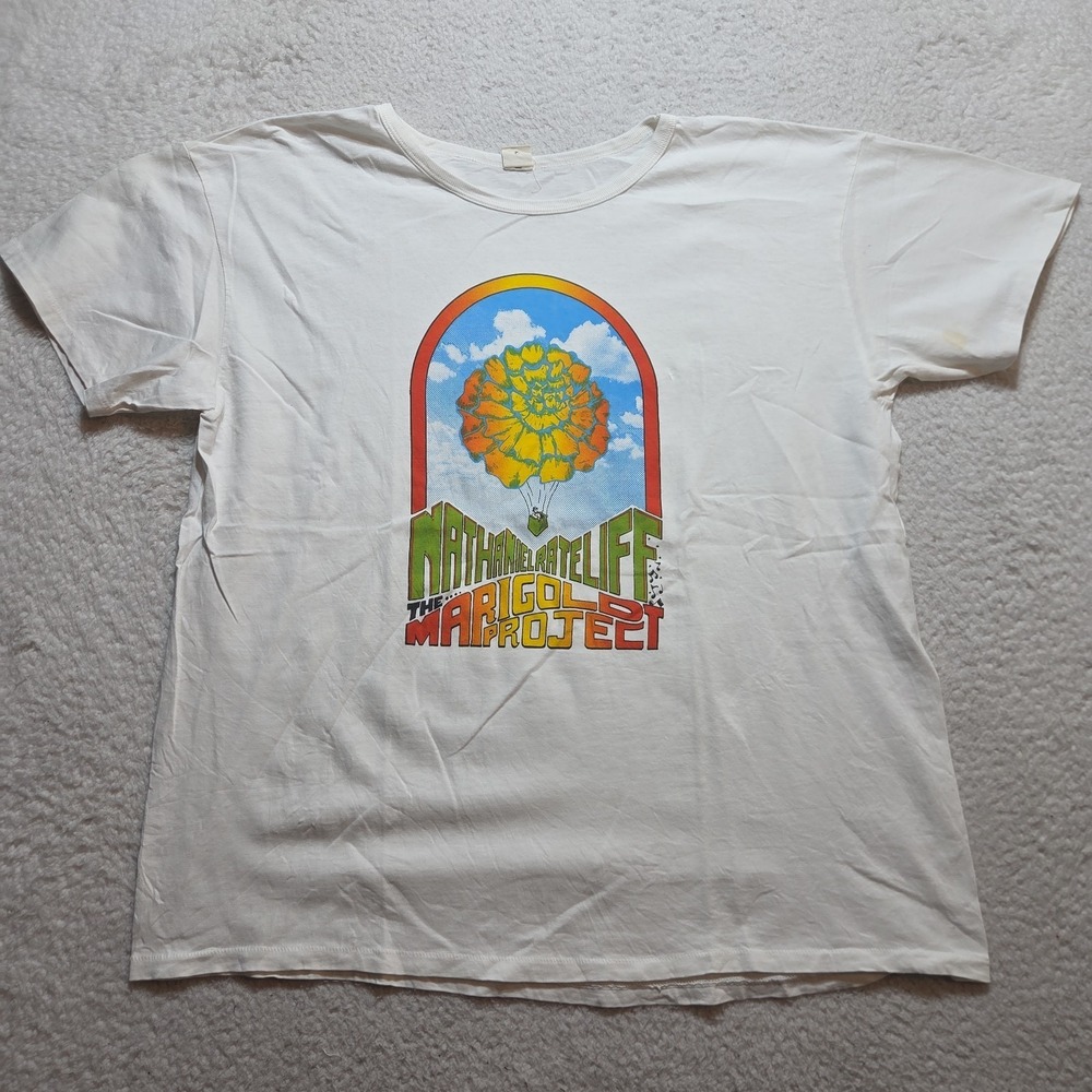NATHANIEL RATELIFF THE MARIGOLD PROJECT CONCERT T-Shirt Size XL rock‎ folk blues